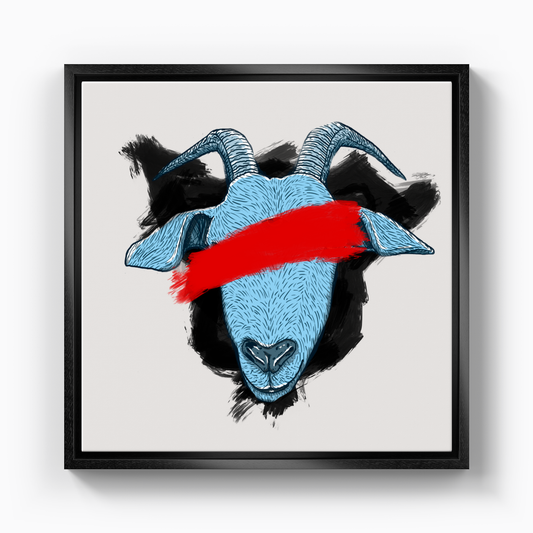 Problemo Goaty - Canvas Print