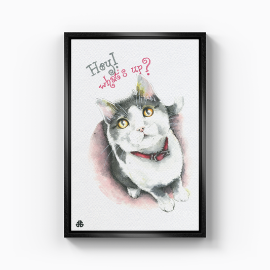 Whats up - Canvas Print