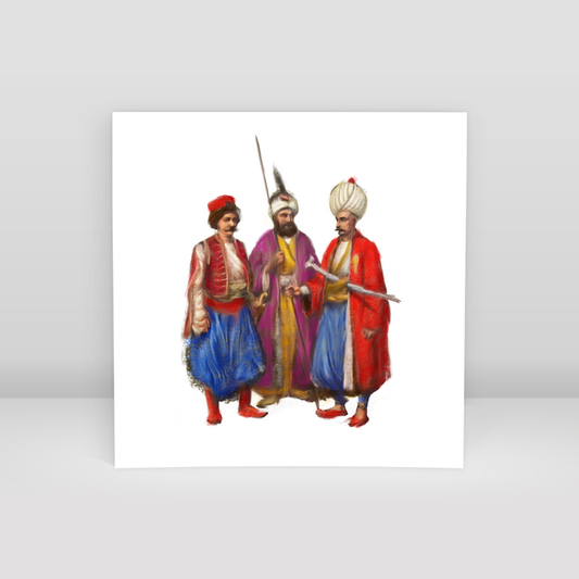 Divan Members - Art Print