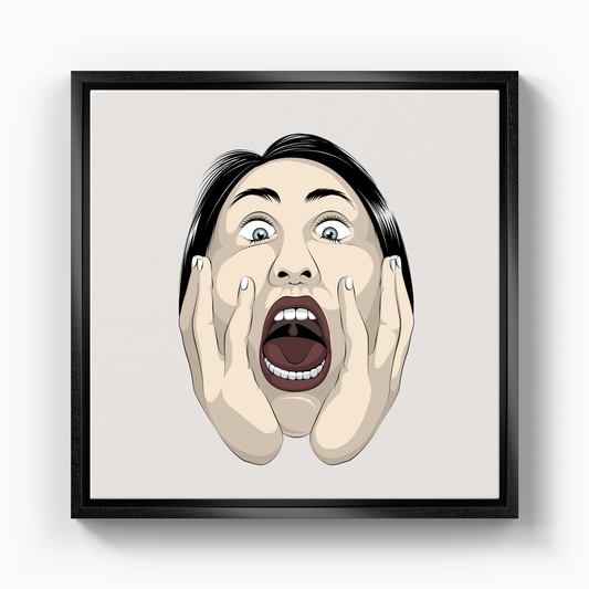 scream - Kanvas Tablo