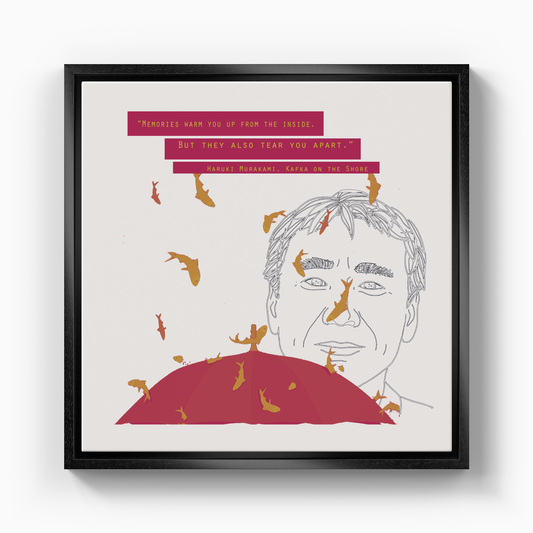 Haruki Murakami - Kanvas Tablo