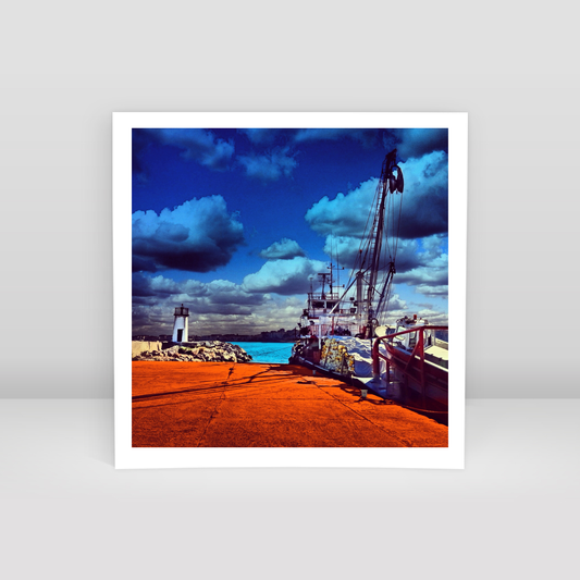 Balıkçı Teknesi - Art Print