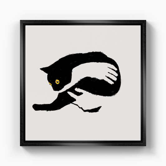 Hug A Cat - Canvas Print