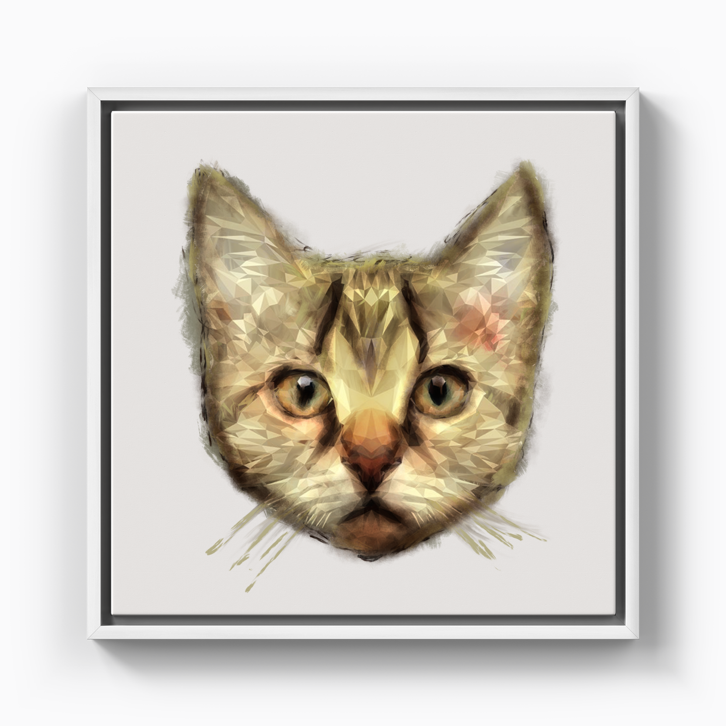 Cat The Diamond - Kanvas Tablo