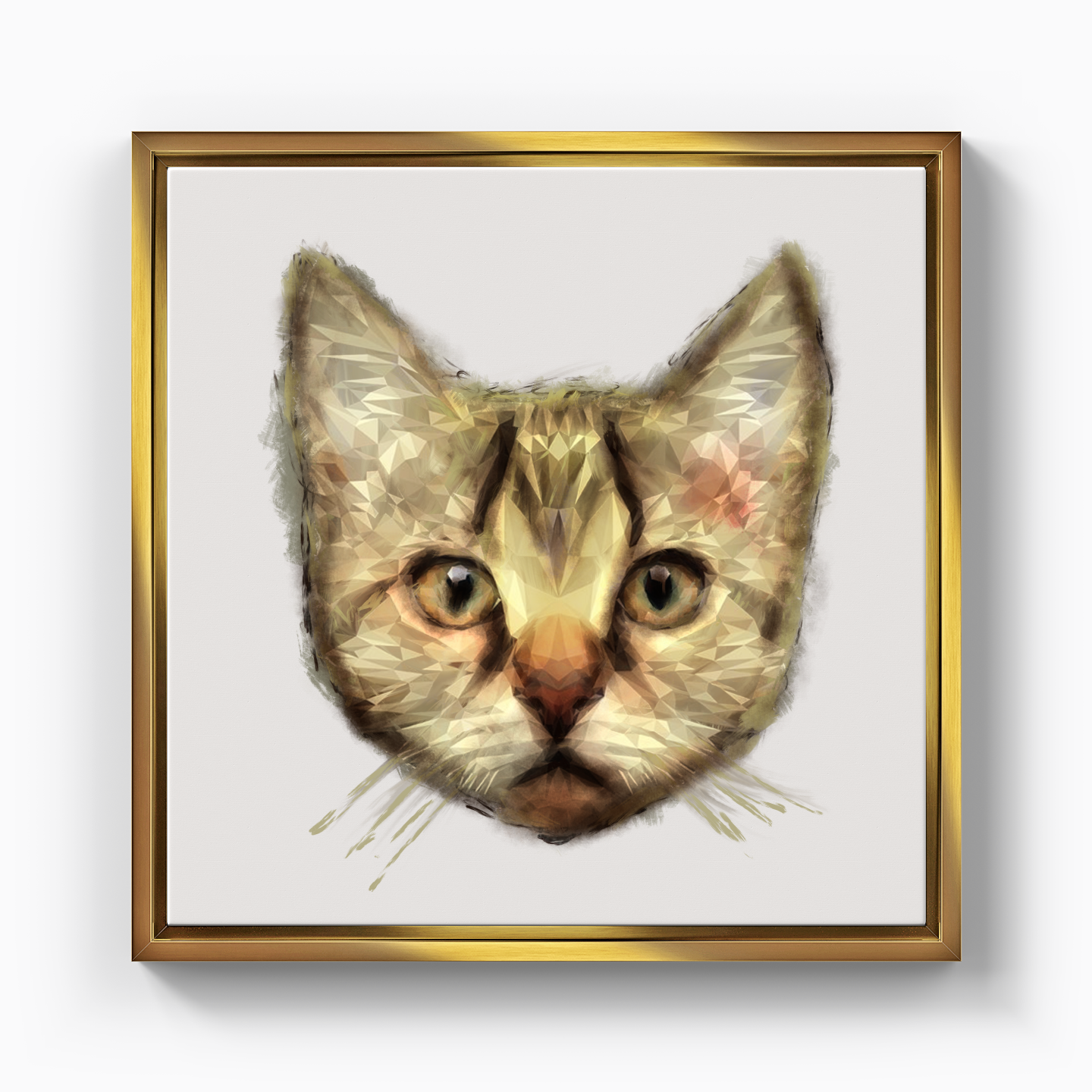 Cat The Diamond - Kanvas Tablo