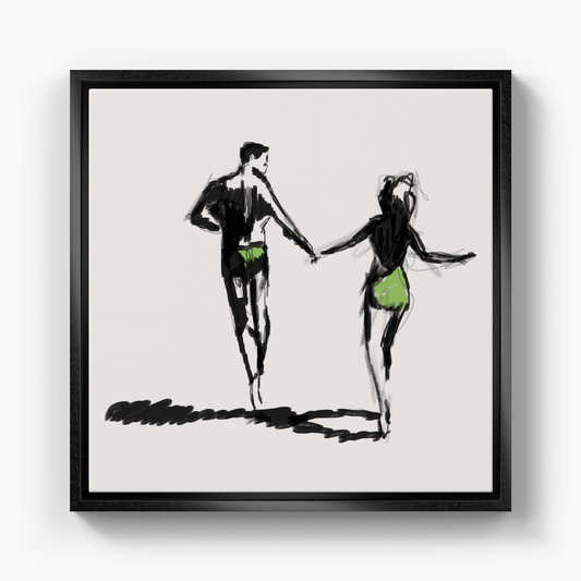 Run Away Banana - Canvas Print