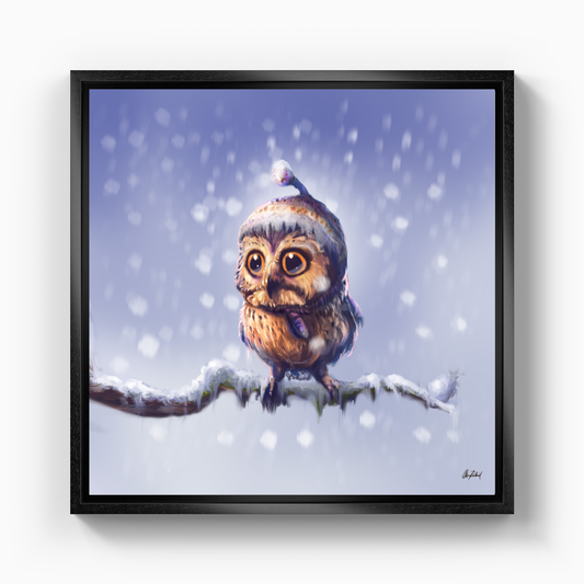 Little Owl - Canvas Painting