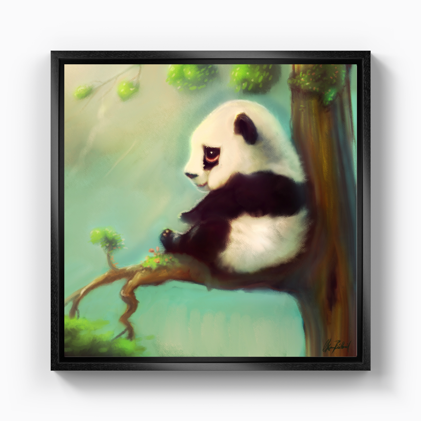 Minik Panda - Kanvas Tablo