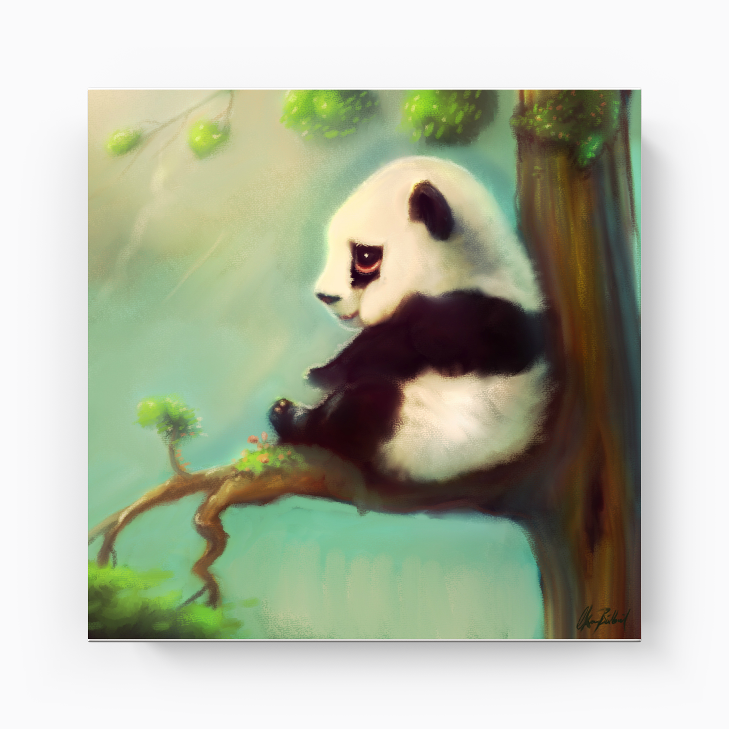 Minik Panda - Kanvas Tablo