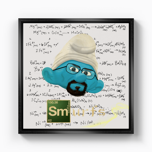 breaking bad smurfs - Canvas Painting