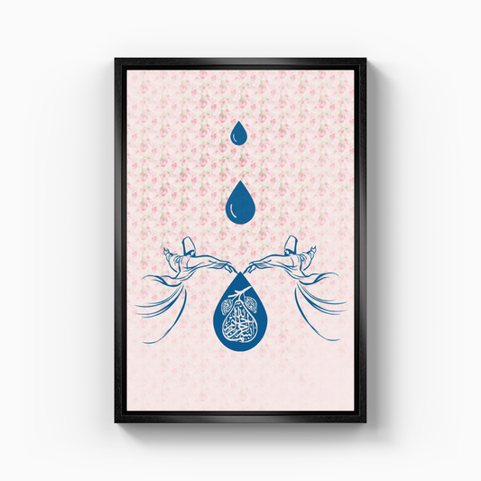 Mevlevi drops - Canvas Painting