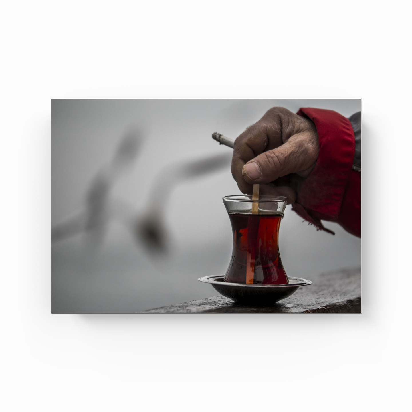 çay sigara - Kanvas Tablo