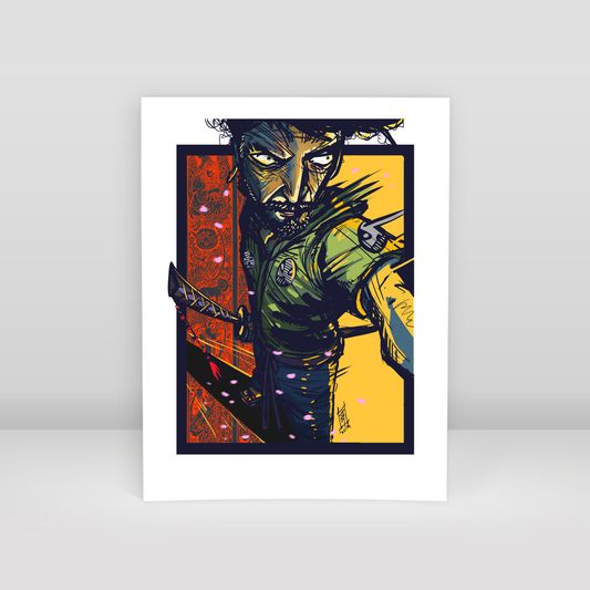 Samurai Selfie - Art Print