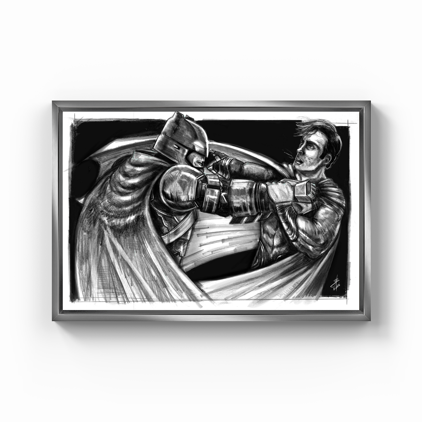 Batman vs Superman - Kanvas Tablo