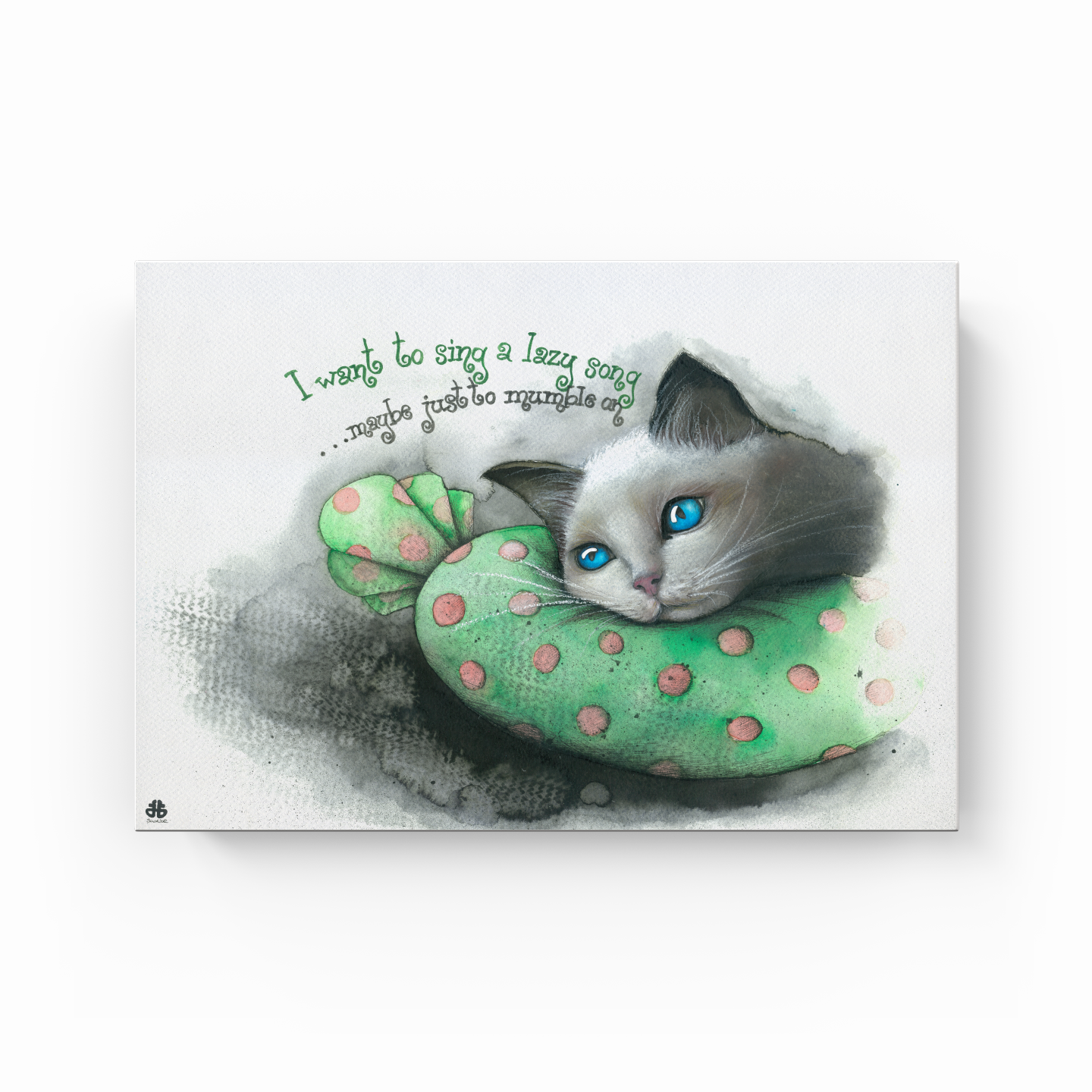 Lazy cat - Kanvas Tablo