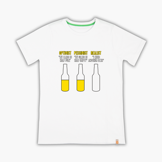 Optimist Pessimist Realist - Tişört