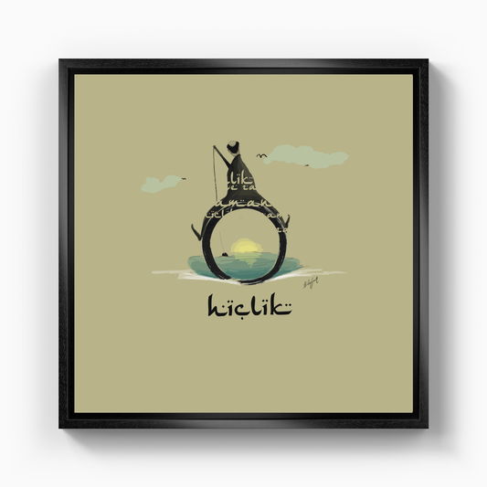 Hiçlik - Kanvas Tablo