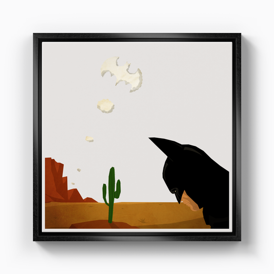 kovboy batman - Kanvas Tablo