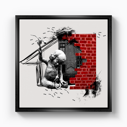 Abigail wants to play - Canvas Print