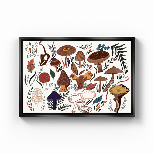 Mushroom - Canvas Painting