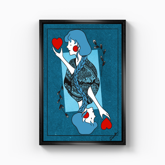 Queen of Hearts - Canvas Print