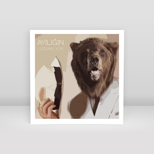 There is no need for sobriety - Art Print