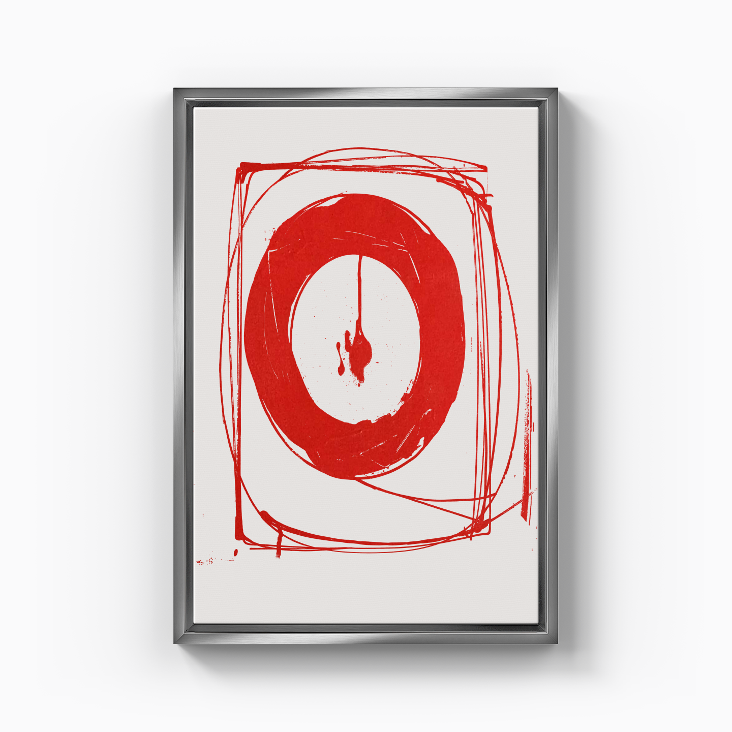 Red Scream - Kanvas Tablo