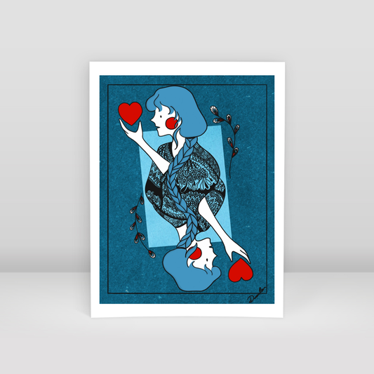 Queen of Hearts - Art Print