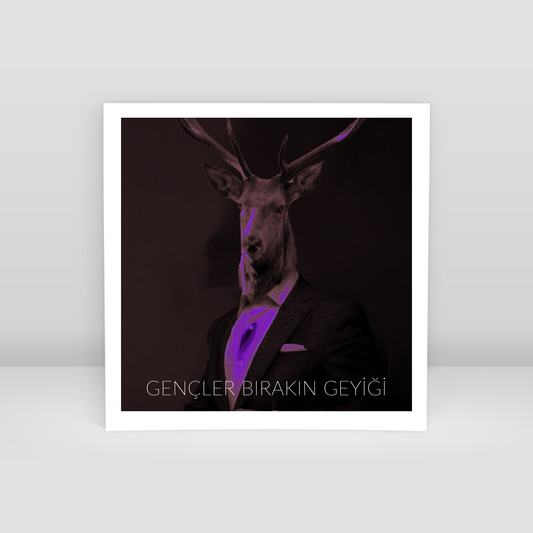 let the young people do the deer - Art Print