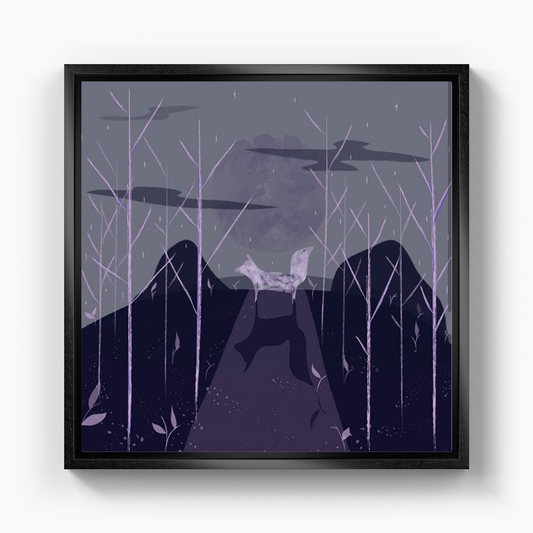 fox n night - Canvas Print