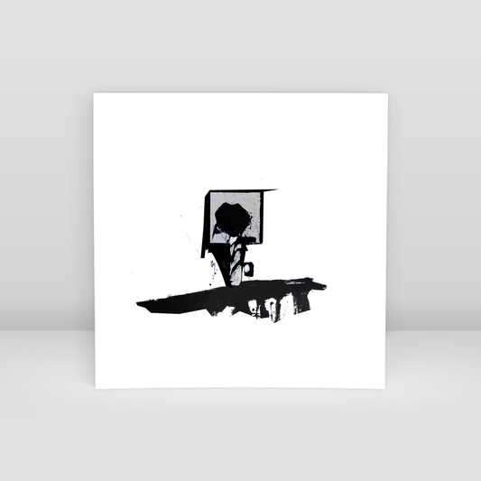 Boxing Black - Art Print