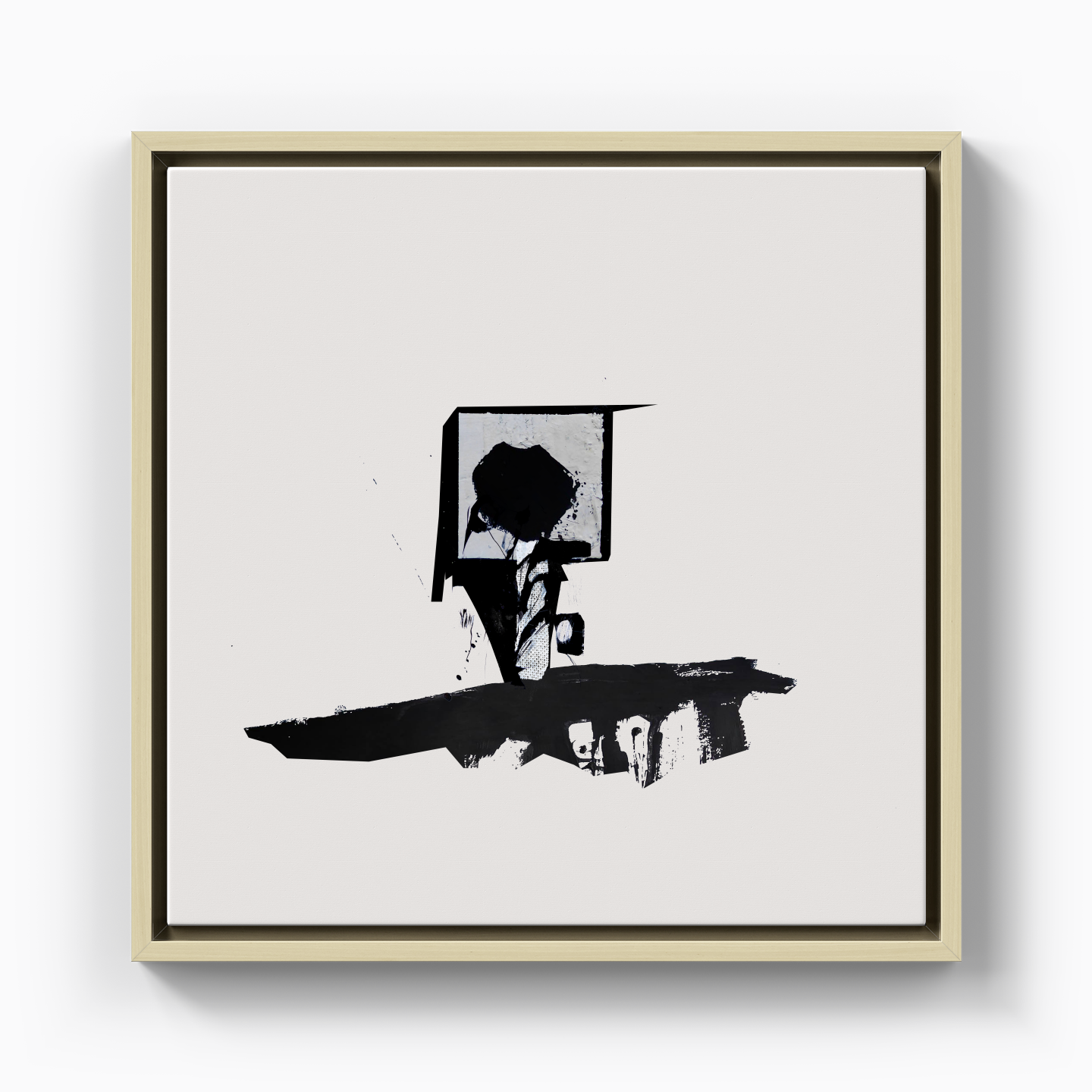 Boxing Black - Canvas Print