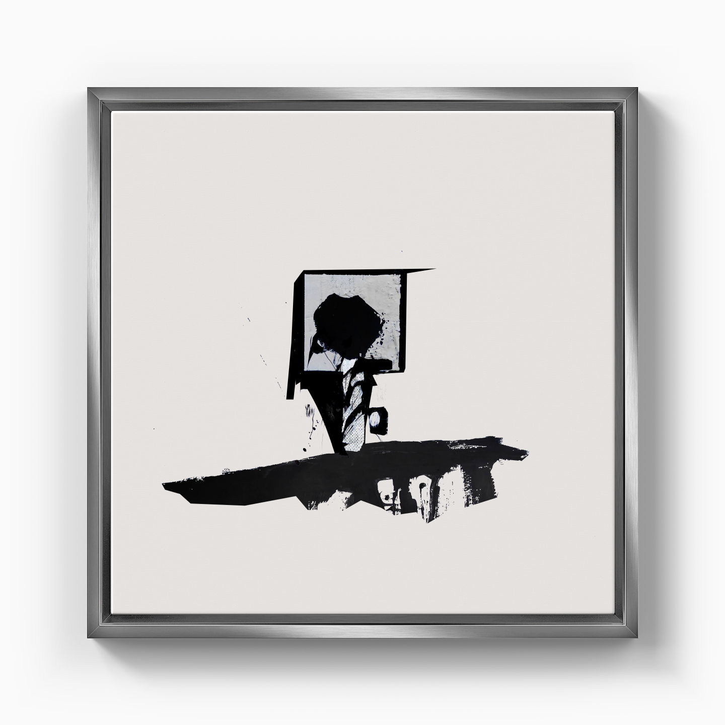 Boxing Black - Canvas Print