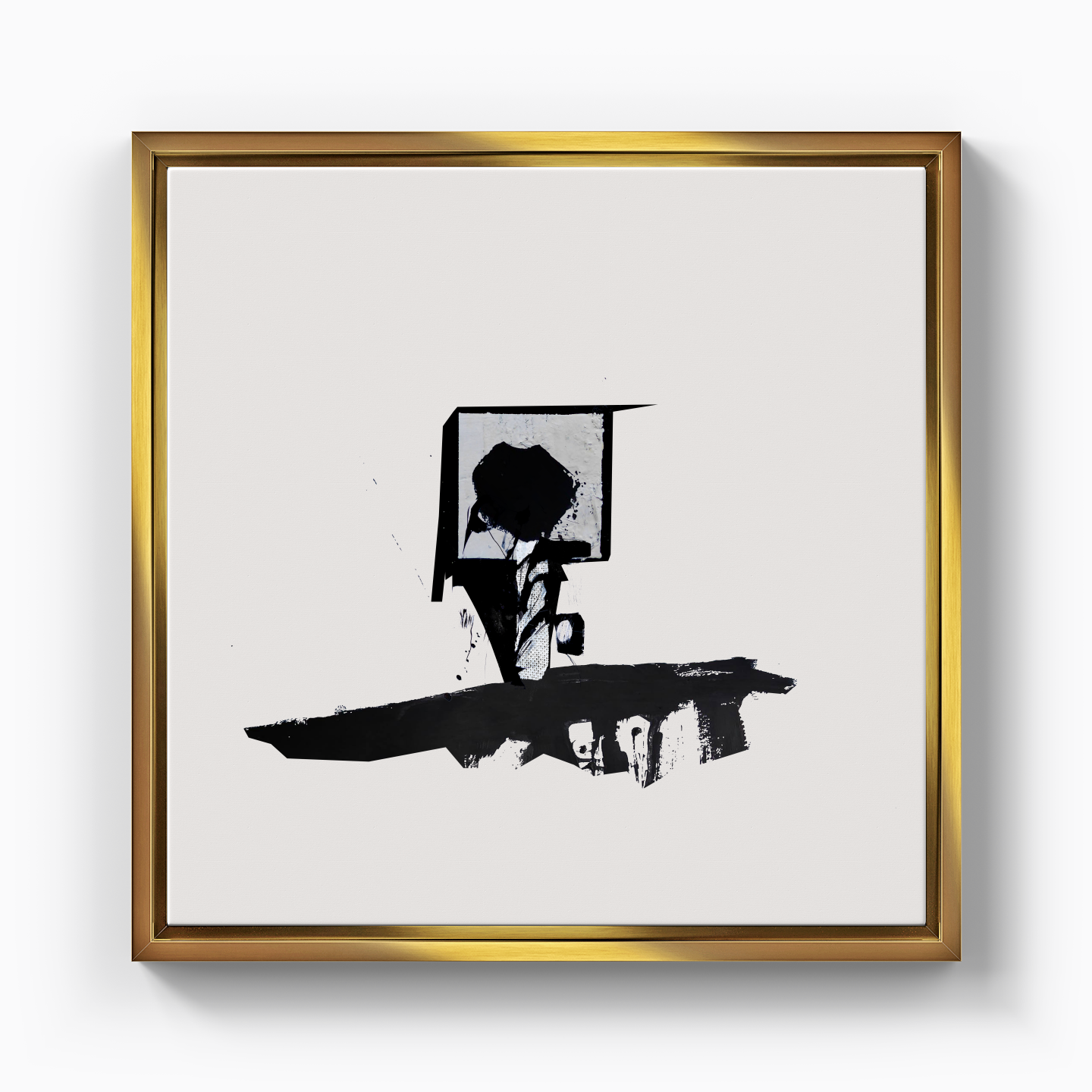 Boxing Black - Canvas Print