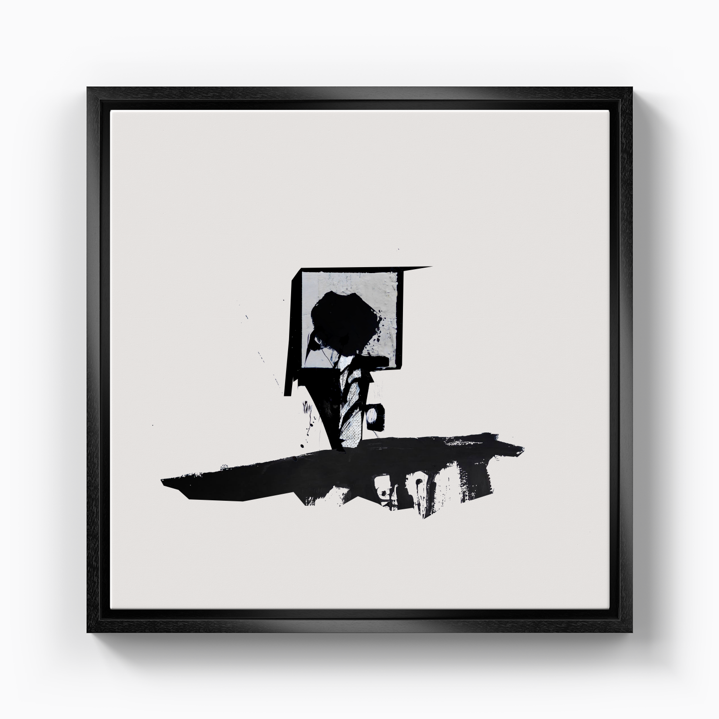 Boxing Black - Canvas Print