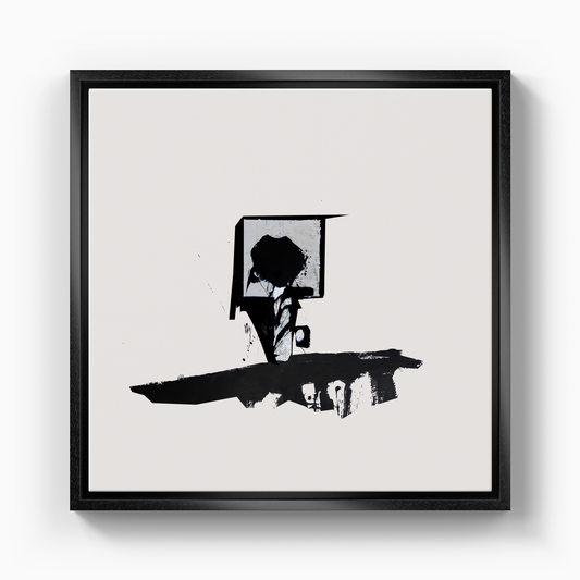 Boxing Black - Canvas Print