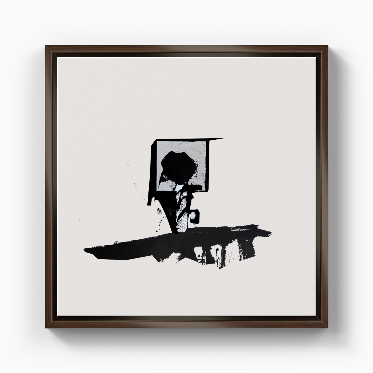 Boxing Black - Canvas Print