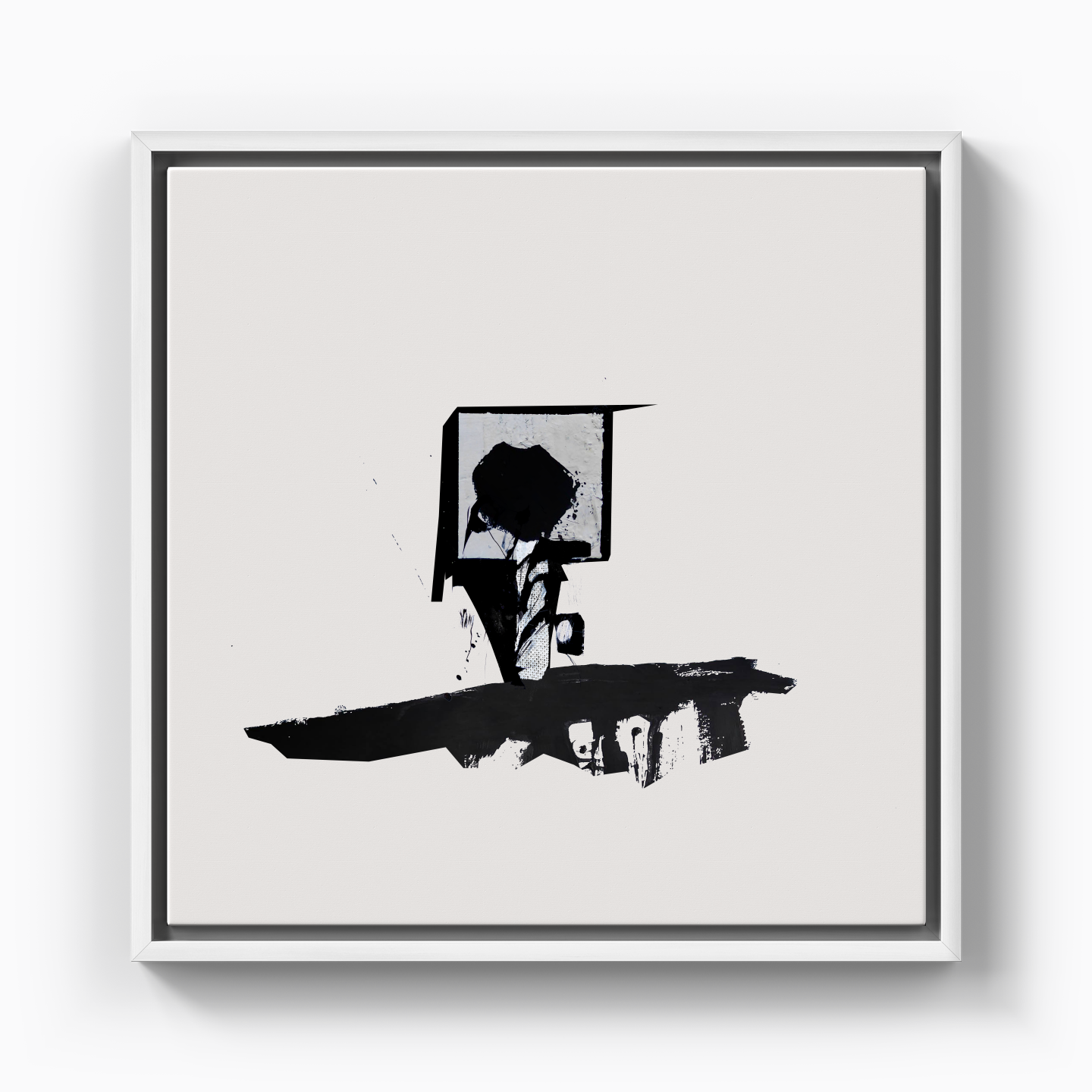 Boxing Black - Canvas Print