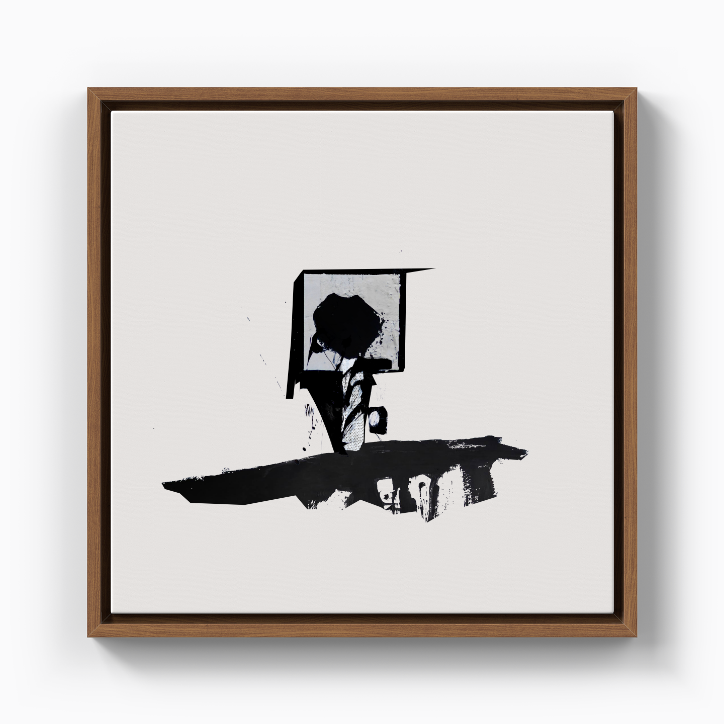 Boxing Black - Canvas Print