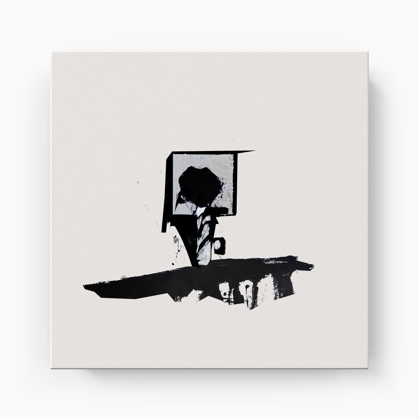 Boxing Black - Canvas Print