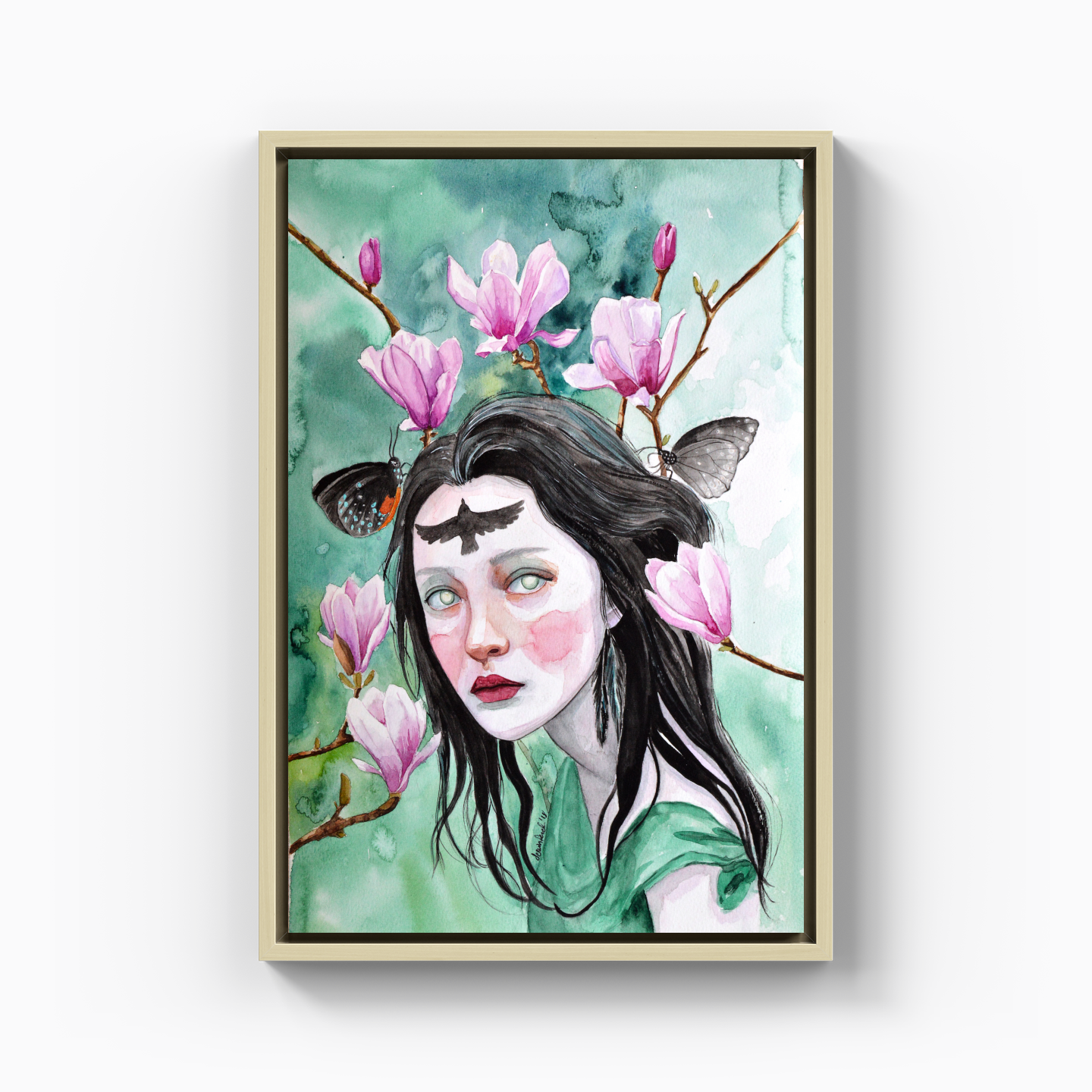 spring witch - Canvas Print
