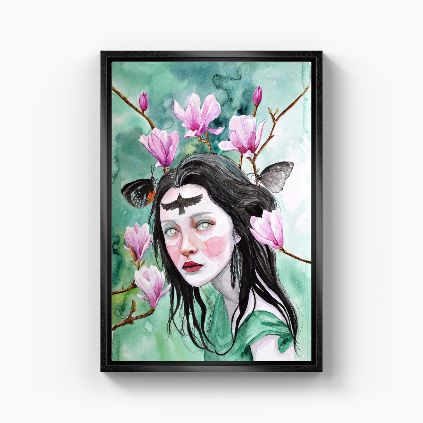 spring witch - Canvas Print