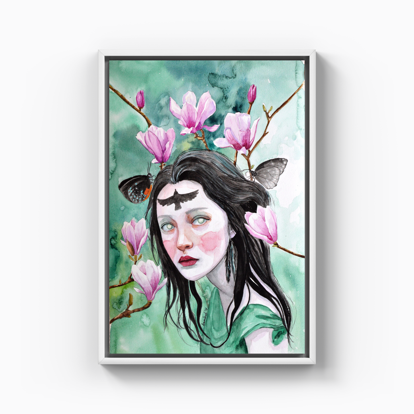 spring witch - Canvas Print