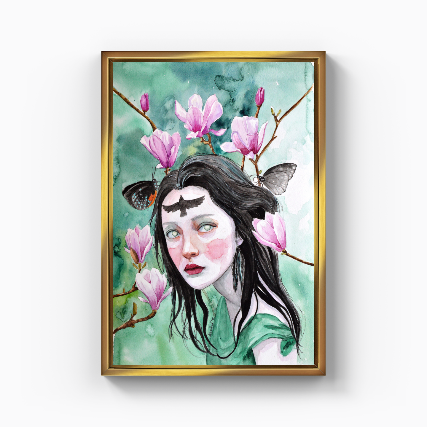 spring witch - Canvas Print