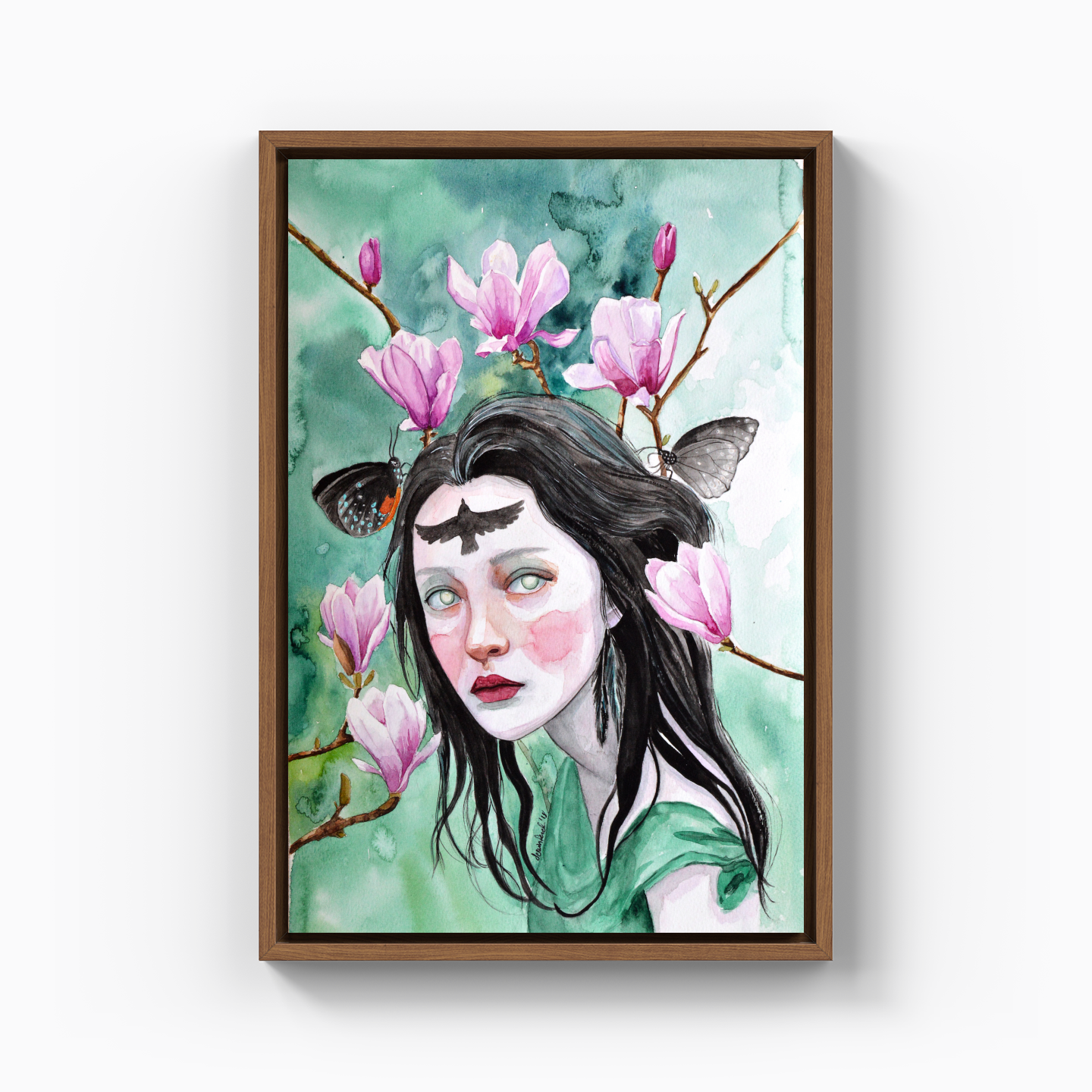 spring witch - Canvas Print