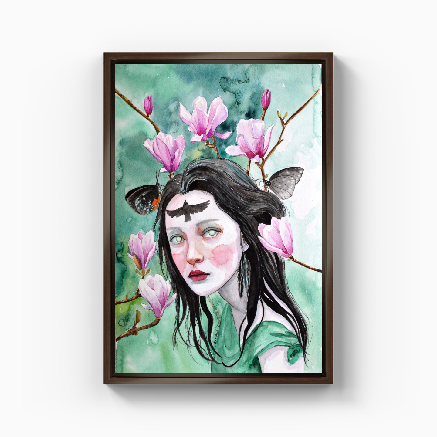 spring witch - Canvas Print