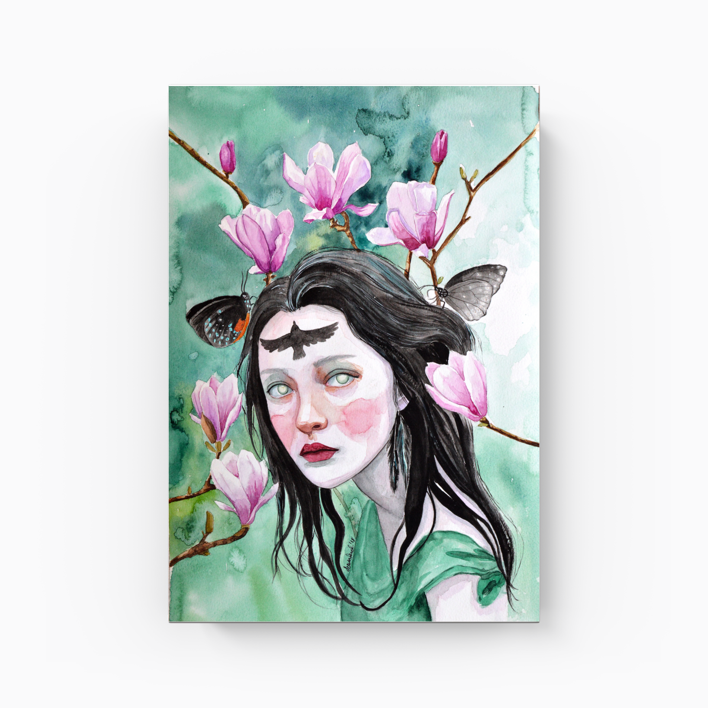 spring witch - Canvas Print