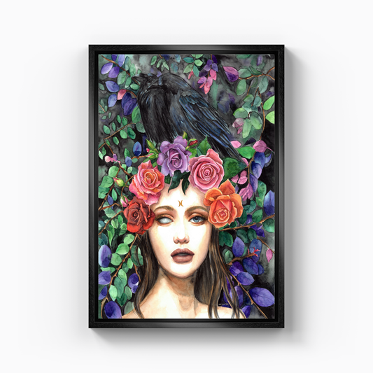 summer witch - Canvas Print