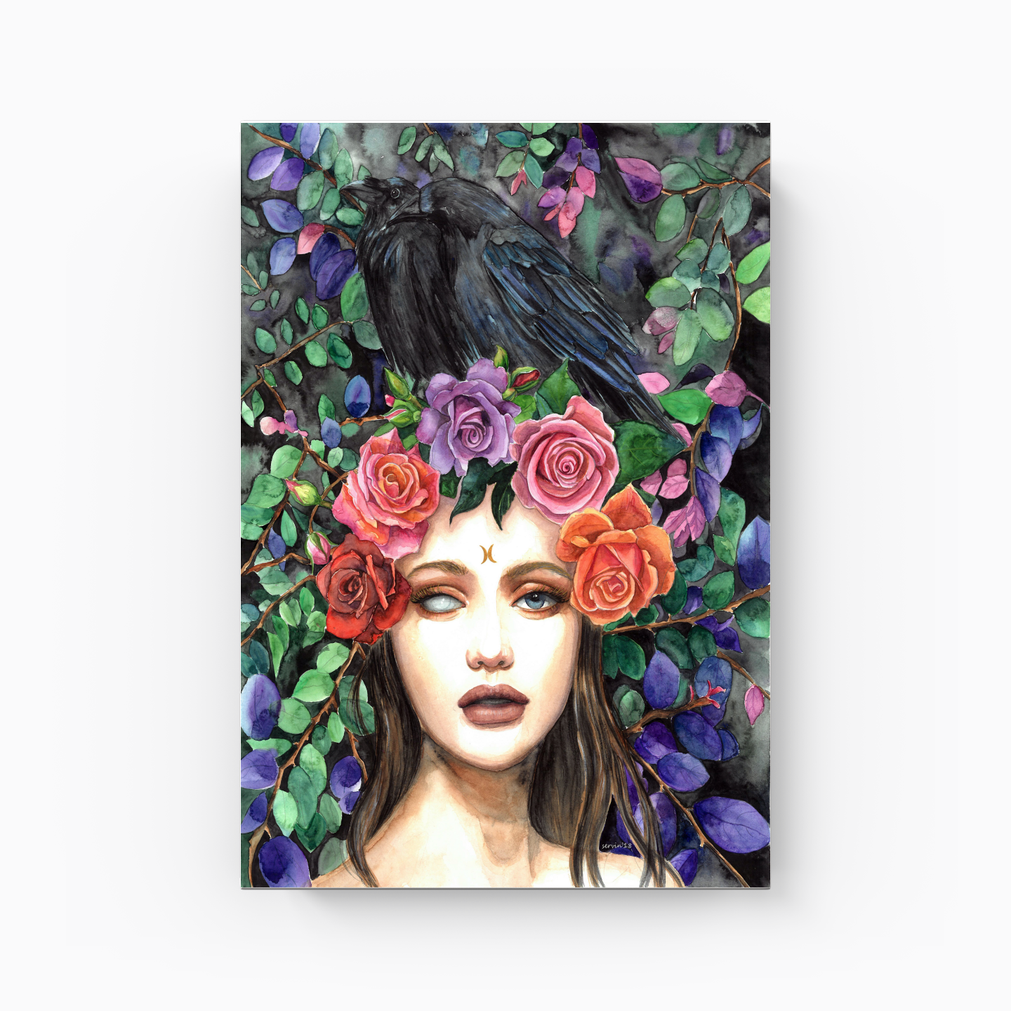 summer witch - Canvas Print