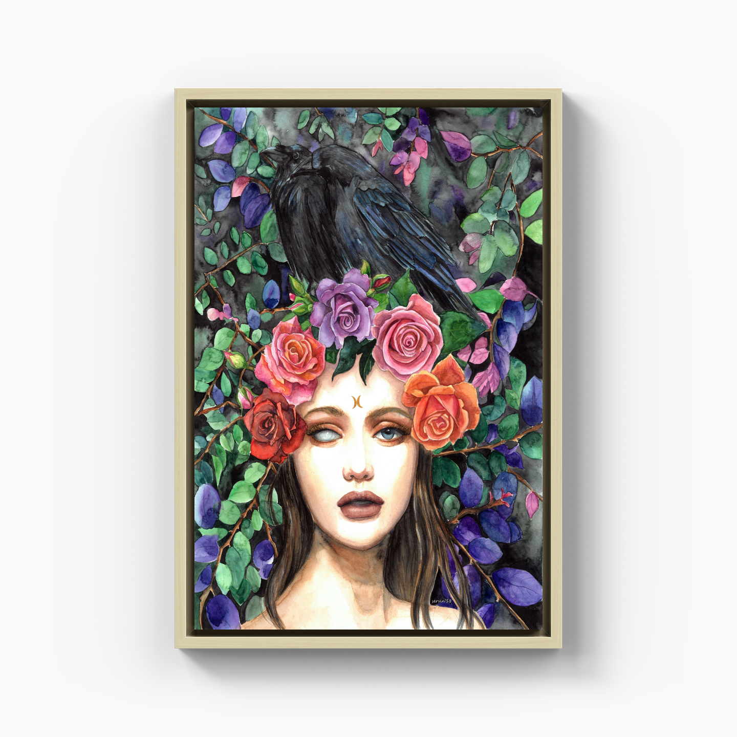 summer witch - Canvas Print
